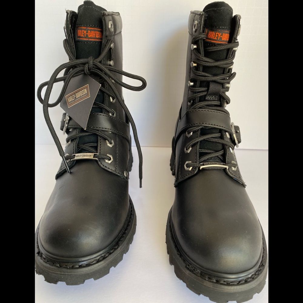 HARLEY DAVIDSON LEATHER BOOTS.